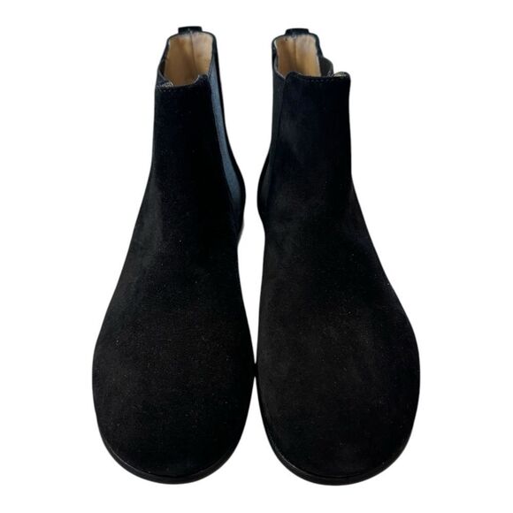 A.P.C. Women's Black Suede Leather Chelsea Ankle Boots Booties 35 - Picture 4 of 6